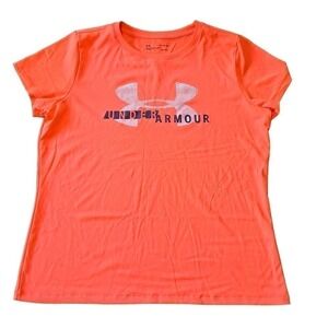Under Armour Loose fit coral t-shirt Size Extra Large